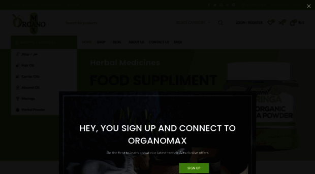 organomax.com