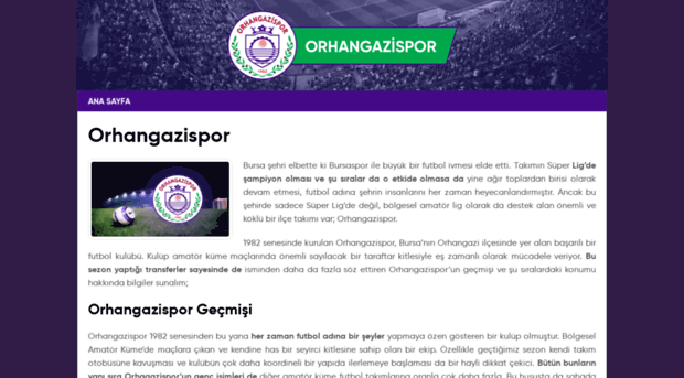 orhangazispor.org