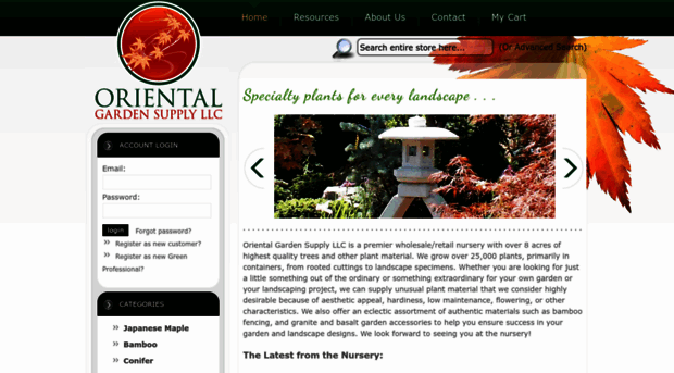 orientalgardensupply.com