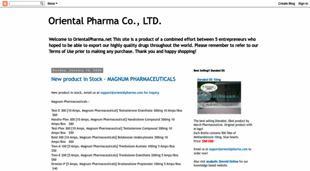 orientalpharmaceutical.com