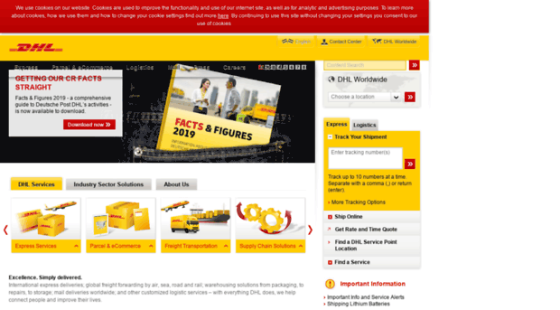 Origin.dhl.com - Global Logistics - Internation... - Origin DHL