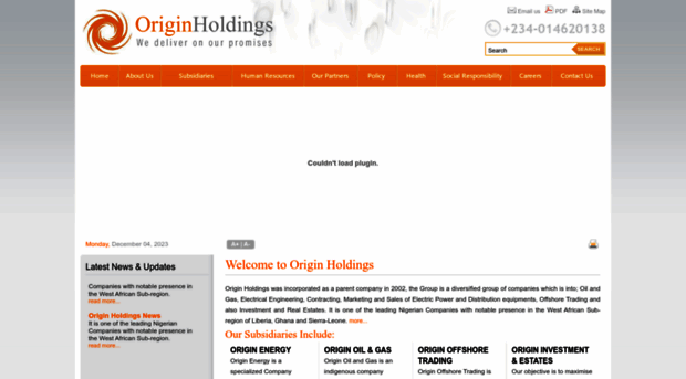 originholdingsafrica.com