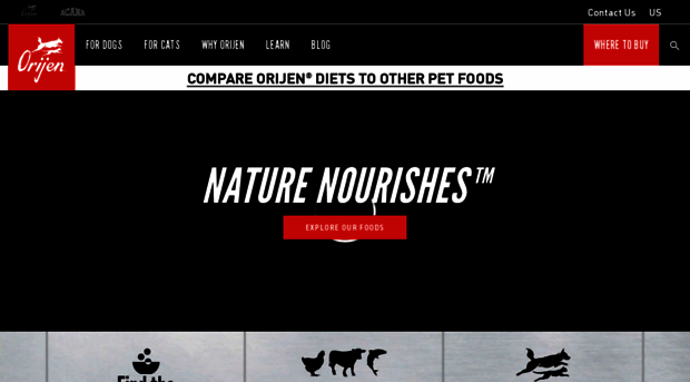 orijenpetfoods.com