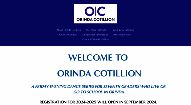 orindacotillion.com