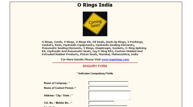 orings-india.in