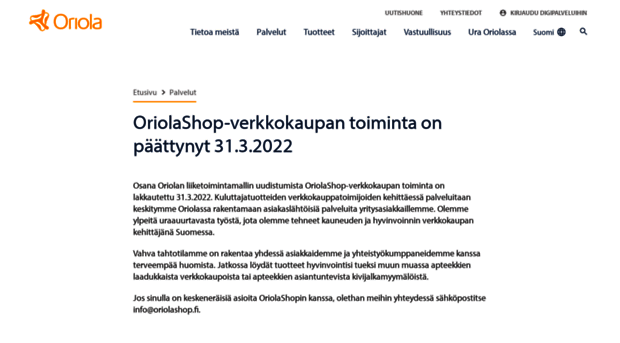 oriolashop.fi