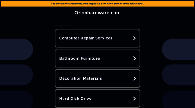 orionhardware.com