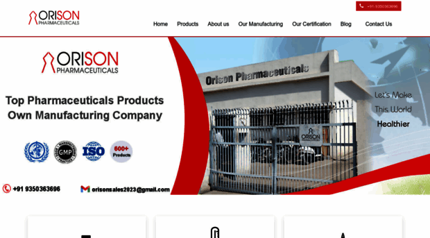 orisonpharmaceutical.com