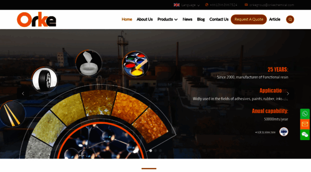 orkechemical.com