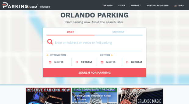 orlandoparking.spplus.com