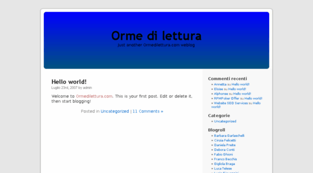 ormedilettura.com