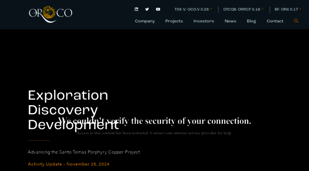 orocoresourcecorp.com