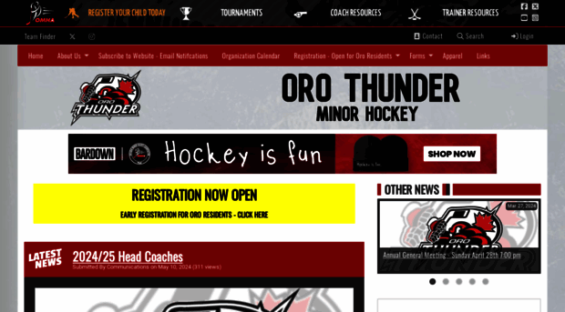 orominorhockey.ca