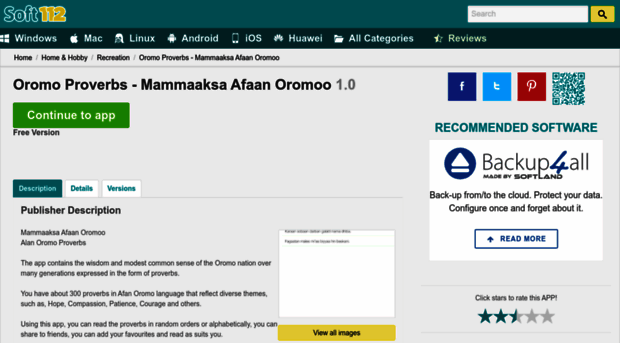 oromo-proverbs-mammaaksa-afaan-oromoo-ios.soft112.com