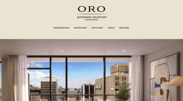 ororesidences.com