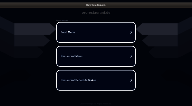 ororestaurant.de