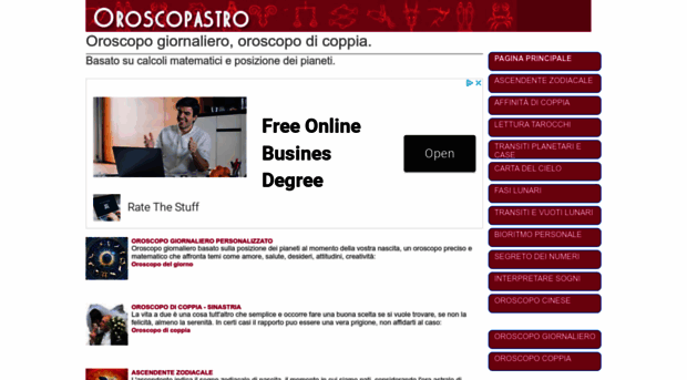 oroscopastro.com