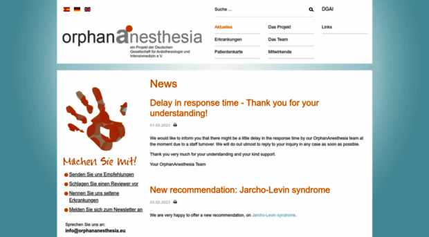 orphananesthesia.eu