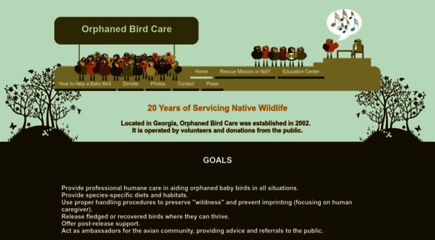 orphanedbirdcare.com