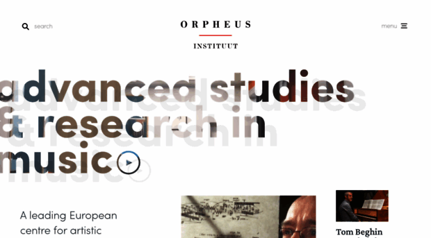 orpheusinstituut.be