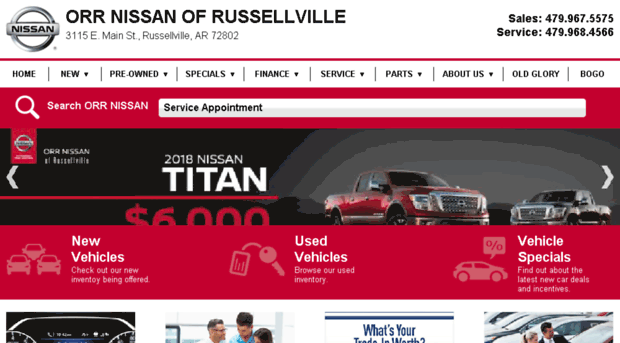 orrnissanarkansas.com