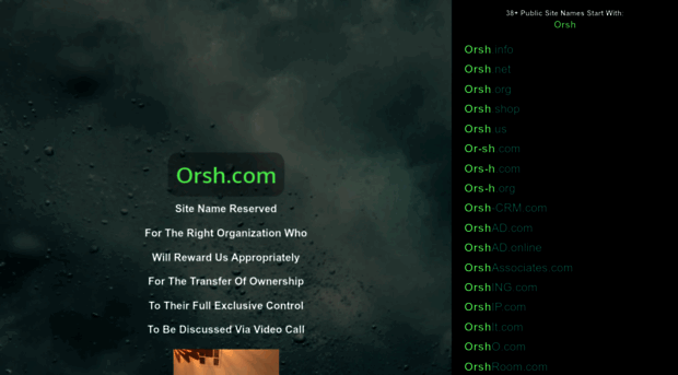 orsh.com