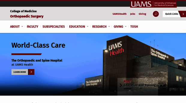 ortho.uams.edu