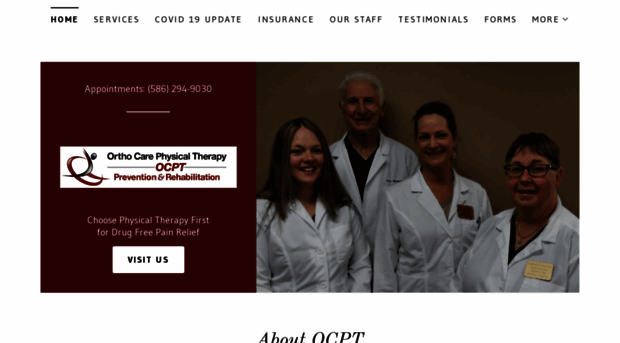 orthocarephysicaltherapy.com