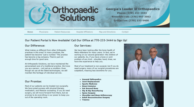 orthopaedicsolutionsmd.com