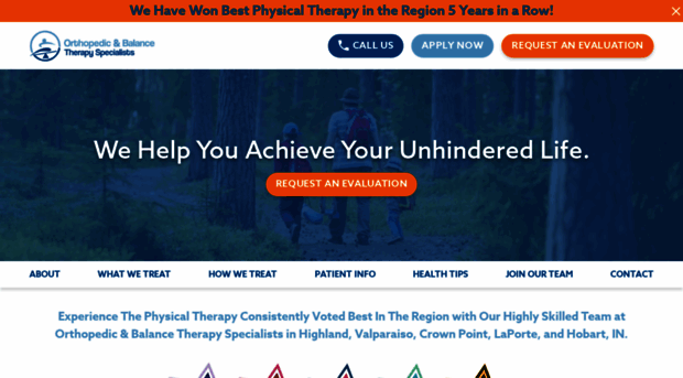 orthopedicandbalancetherapy.com