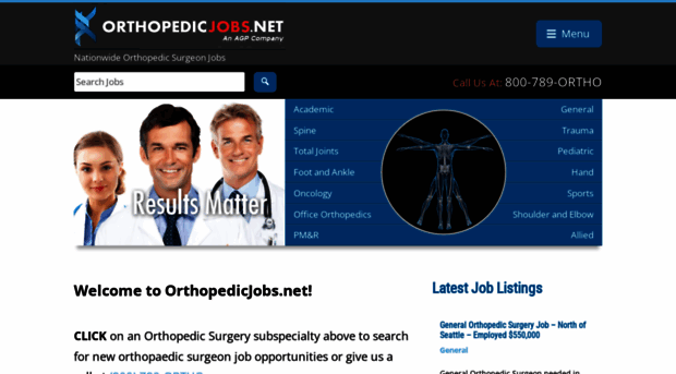 orthopedicjobs.net