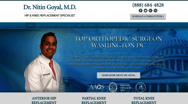 orthopedicsurgeondc.com