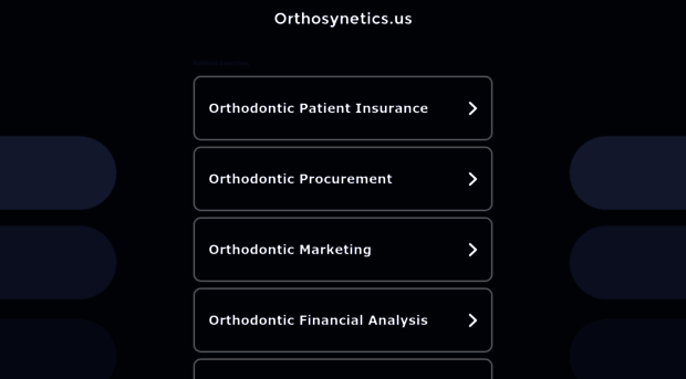 orthosynetics.us