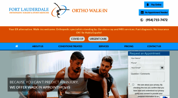 orthowalkinclinic.com