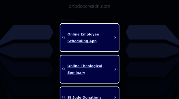 ortodoxcrestin.com