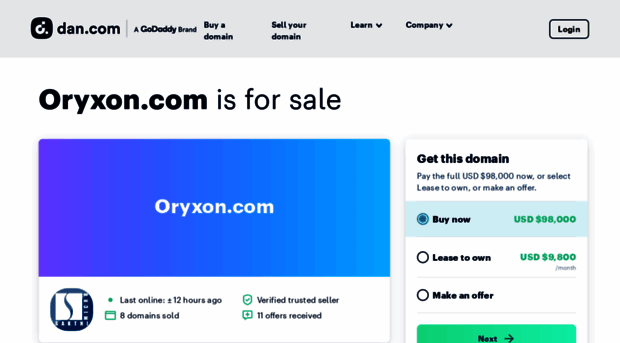 oryxon.com