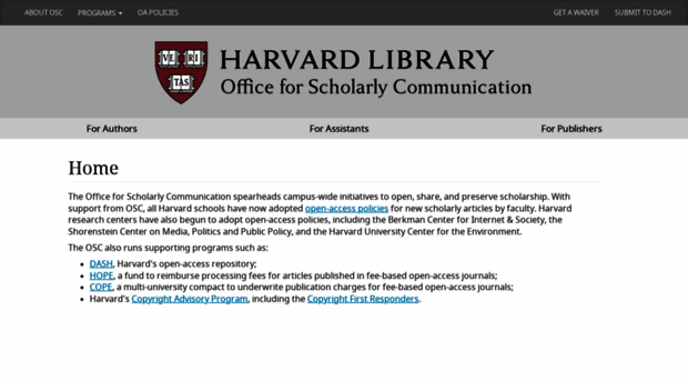 osc.hul.harvard.edu