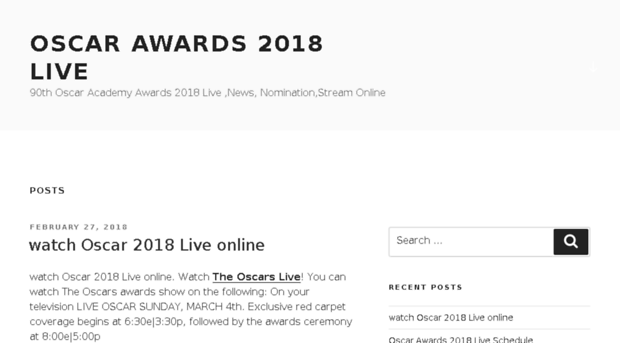 oscarawards2018.com