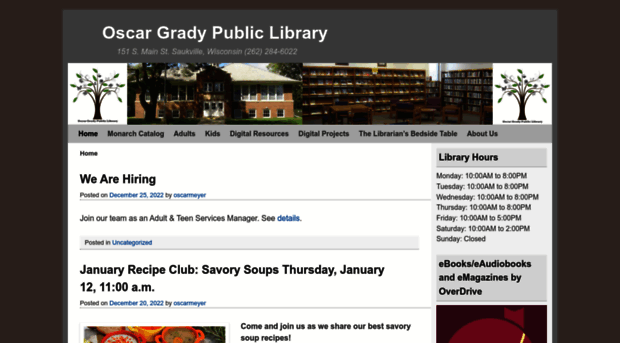 oscargradylibrary.org