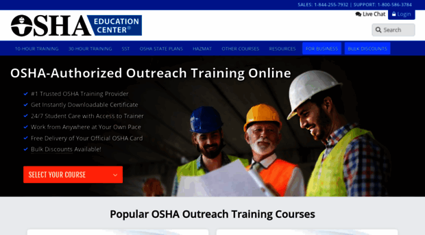 oshaeducationcenter.com