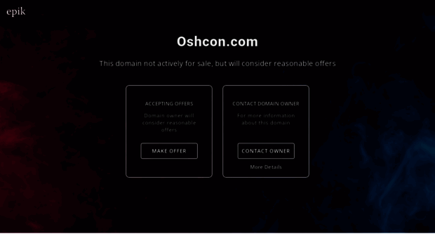 oshcon.com