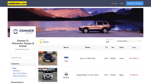 osmanerotomotiv.sahibinden.com