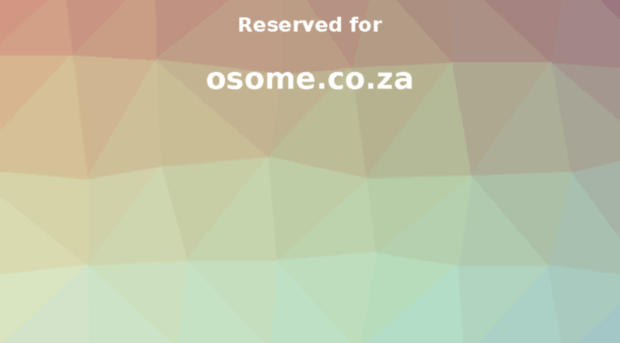 osome.co.za