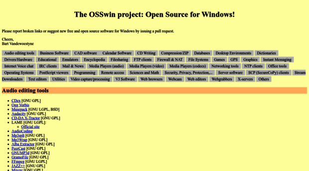 osswin.sourceforge.net