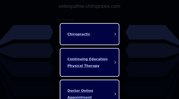 osteopathie-chiropraxis.com