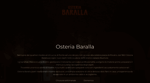 osteriabaralla.it