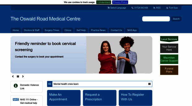 oswaldroadmedicalcentre.co.uk
