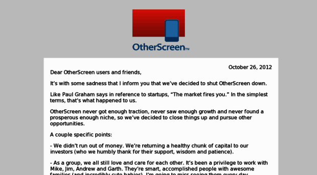 otherscreen.com