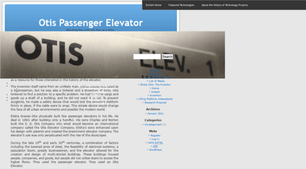 otiselevator.umwblogs.org