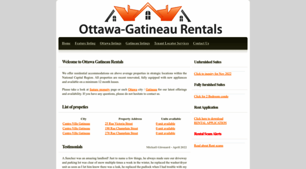 ottawagatineaurentals.com